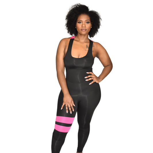Black and Pink Jumpsuit