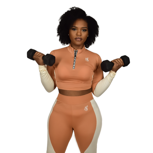 Nude Multi Color Yoga Set