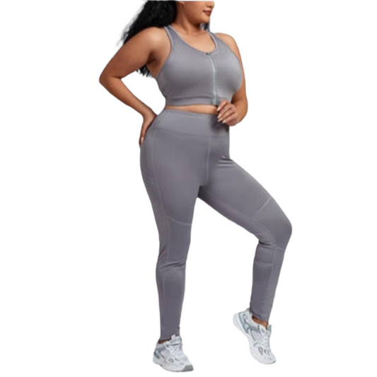 Nye Style Gray Active Yoga set