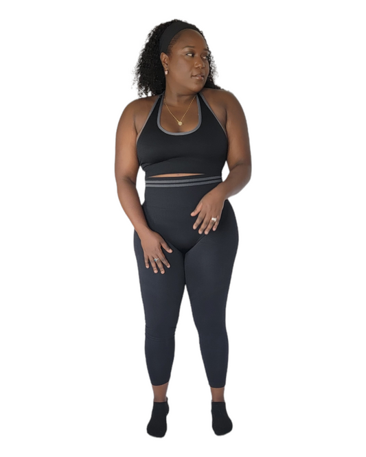 Black Seamless Yoga Set