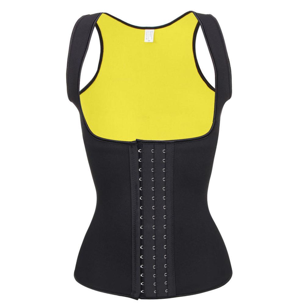 Plus Size Black & Green Shapewear Vest